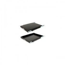 StarTech.com 22in Black Deep Sliding Server Rack Cabinet Shelf
