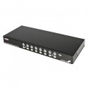 StarTech.com  16 Port 1U Rack Mount USB PS/2 KVM Switch with OSD