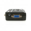 StarTech.com  2 Port Black USB KVM Switch Kit with Audio and Cables