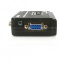 StarTech.com  2 Port Black USB KVM Switch Kit with Audio and Cables