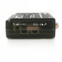 StarTech.com  2 Port Black USB KVM Switch Kit with Audio and Cables
