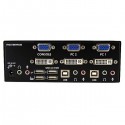 StarTech.com  2 Port DVI VGA Dual Monitor KVM Switch USB with Audio &amp;amp; USB 2.0 Hub