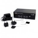 StarTech.com  4 Port DVI VGA Dual Monitor KVM Switch USB with Audio &amp;amp; USB 2.0 Hub