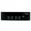 StarTech.com  4 Port DVI VGA Dual Monitor KVM Switch USB with Audio &amp;amp; USB 2.0 Hub