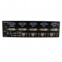 StarTech.com  4 Port DVI VGA Dual Monitor KVM Switch USB with Audio &amp;amp; USB 2.0 Hub