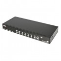 StarTech.com  8 Port 1U Rack Mount USB PS/2 KVM Switch with OSD