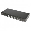 StarTech.com  8 Port 1U Rack Mount USB PS/2 KVM Switch with OSD