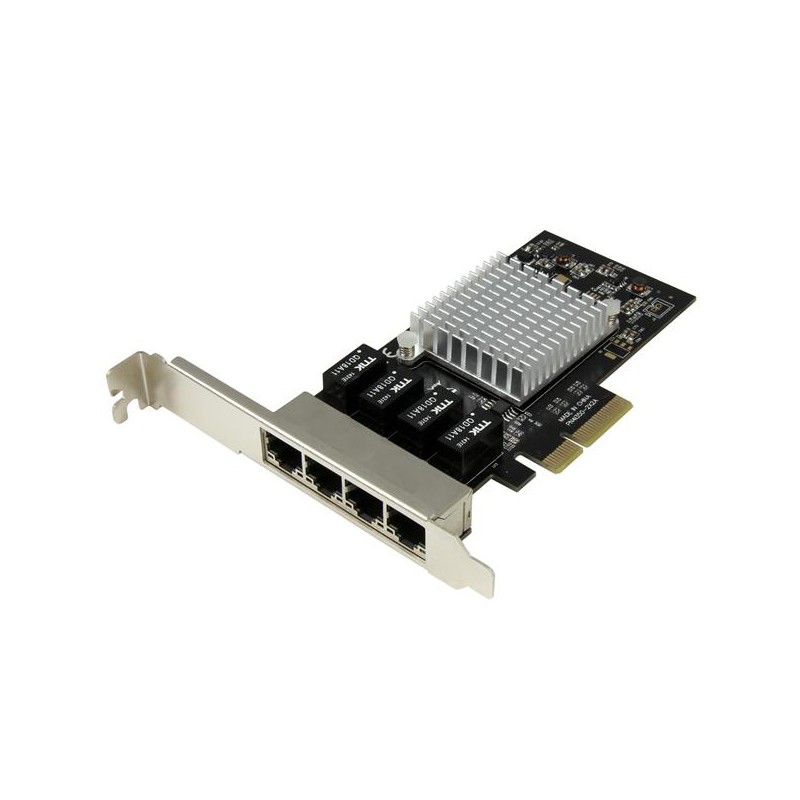 StarTech.com 4-Port Gigabit Ethernet Network Card - PCI Express, Intel I350 NIC | StarTech.com Network Cards & Adapters