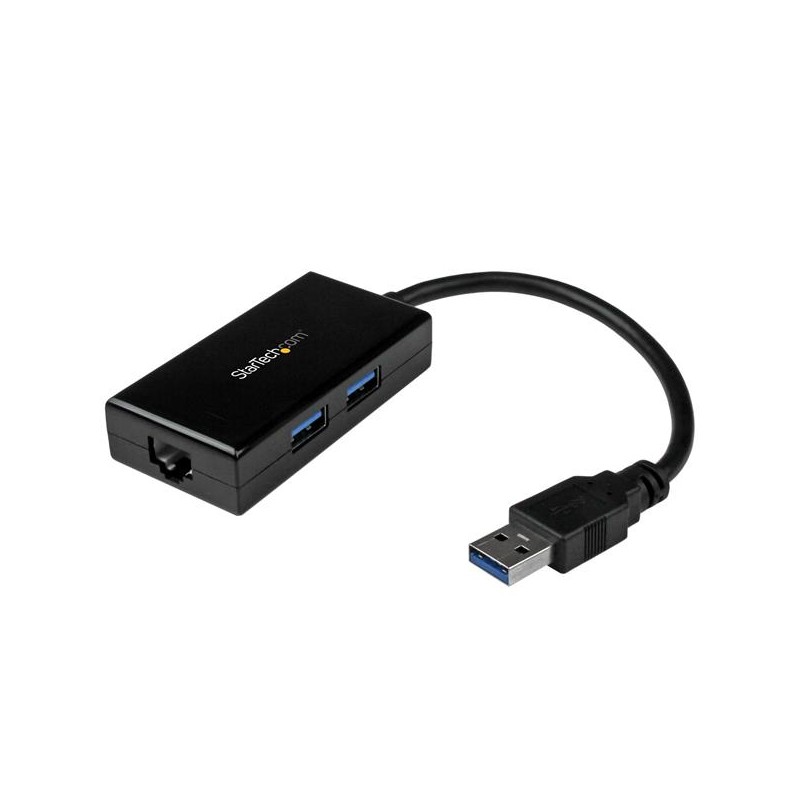 StarTech.com USB 3.0 to Gigabit Network Adapter with Built-In 2-Port USB Hub | StarTech.com Network Cards & Adapters