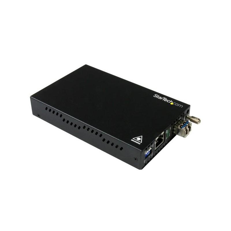 StarTech.com Gigabit Ethernet Copper-to-Fiber Media Converter - SM LC - 20 km | StarTech.com Media Converters