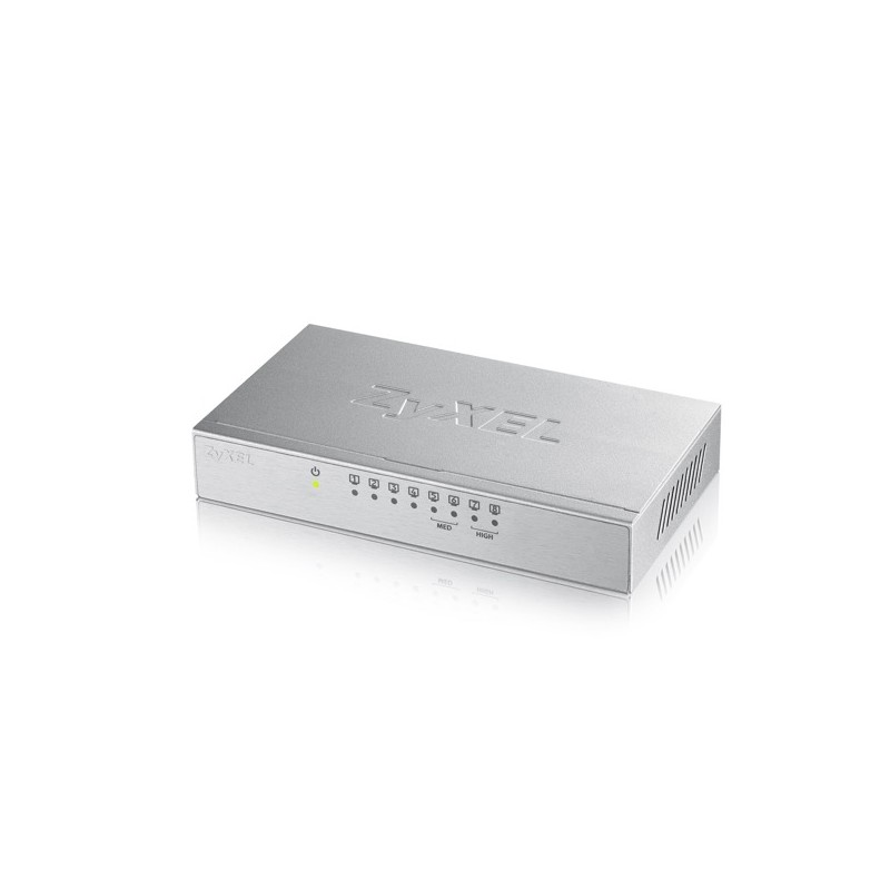 ZyXEL GS-108B v3 Unmanaged Gigabit Ethernet (10/100/1000) Silver