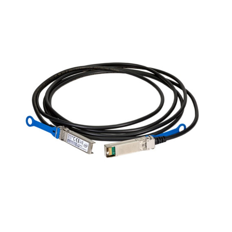 Intel XXVDACBL1M 1m SFP28 SFP28 Black, Blue fiber optic cable