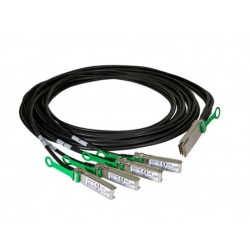Intel XXV4DACBL1M 1m SFP28 QSFP28 Black, Green fiber optic cable