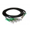 Intel XXV4DACBL1M 1m SFP28 QSFP28 Black, Green fiber optic cable