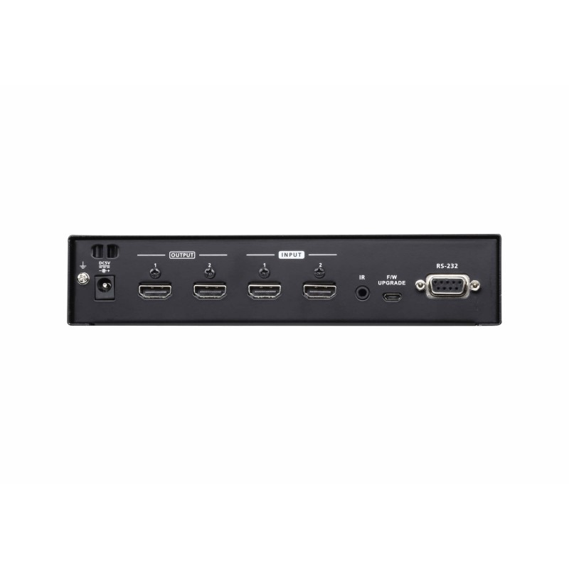 Aten VM0202H Rack mounting Black KVM switch