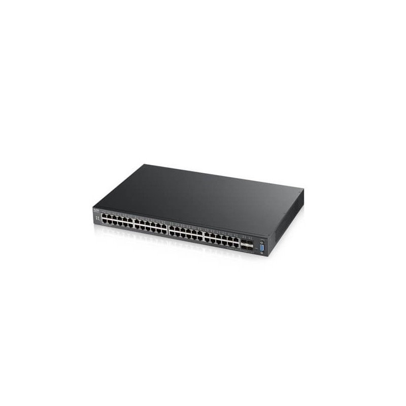 ZyXEL XGS2210-52 Managed L2 Gigabit Ethernet (10/100/1000) 1U Black