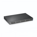 ZyXEL XGS2210-52 Managed L2 Gigabit Ethernet (10/100/1000) 1U Black