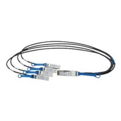 Intel X4DACBL1 1m QSFP 4x SFP Black, Blue fiber optic cable
