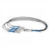 Intel X4DACBL1 1m QSFP 4x SFP Black, Blue fiber optic cable