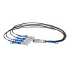 Intel X4DACBL5 5m QSFP 4x SFP Black, Blue fiber optic cable