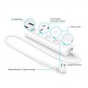 TP-LINK Kasa Smart Wi-Fi Power Strip, 3-Outlets