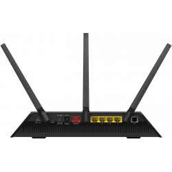 Netgear AC1900 Nighthawk wireless router Dual-band (2.4 GHz / 5 GHz) Gigabit Ethernet Black