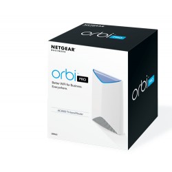Netgear Orbi Pro wireless router Tri-band (2.4 GHz / 5 GHz / 5 GHz) Gigabit Ethernet White