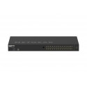 Netgear GSM4230P-100EUS network switch Managed Gigabit Ethernet (10/100/1000) Power over Ethernet (PoE) 1U Black