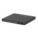 Netgear GSM4230P-100EUS network switch Managed Gigabit Ethernet (10/100/1000) Power over Ethernet (PoE) 1U Black