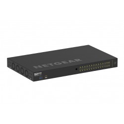 Netgear GSM4230P-100EUS network switch Managed Gigabit Ethernet (10/100/1000) Power over Ethernet (PoE) 1U Black