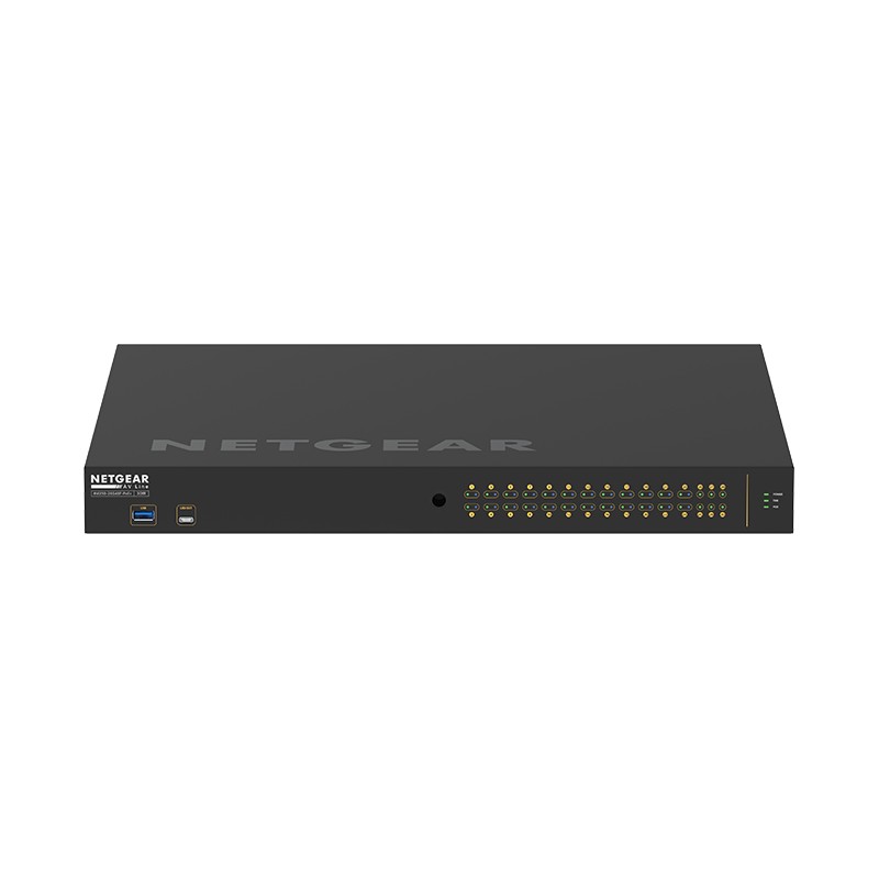 Netgear M4250-26G4XF-PoE+ Managed Gigabit Ethernet (10/100/1000) Power over Ethernet (PoE) 1U Black