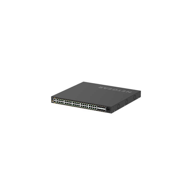 Netgear GSM4248P-100EUS network switch Managed L2/L3/L4 Gigabit Ethernet (10/100/1000) Power over Ethernet (PoE) Black
