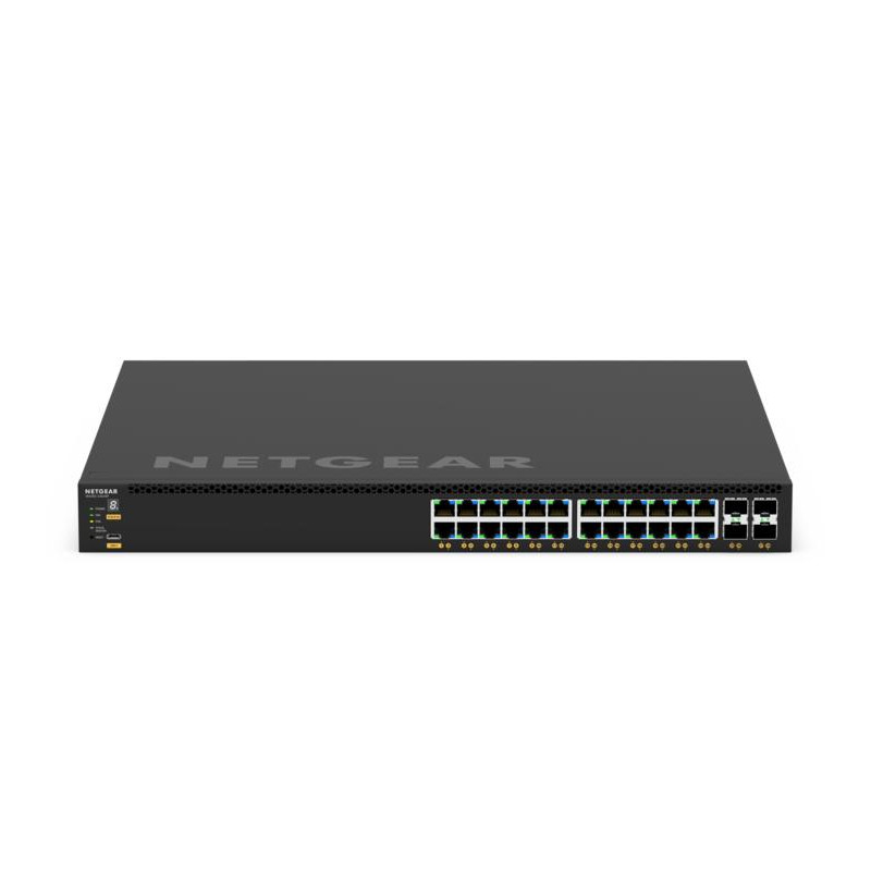 NETGEAR GSM4328-100AJS Managed L3 Gigabit Ethernet (10/100/1000) Power over Ethernet (PoE) 1U Black