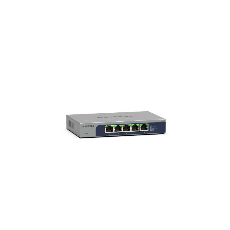 NETGEAR MS105-100EUS network switch Unmanaged 2.5G Ethernet (100/1000/2500) Power over Ethernet (PoE) 1U