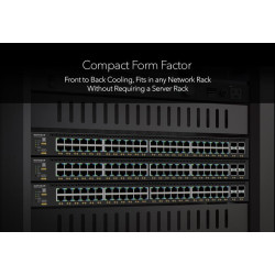 NETGEAR M4350-12X12F Managed L3 10G Ethernet (100/1000/10000) 1U Black