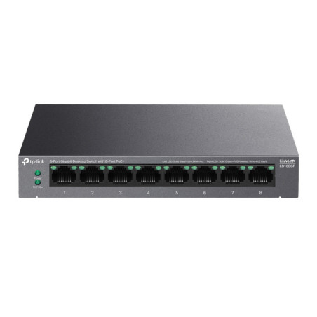 P-Link 8-Port Gigabit Desktop Switch with 8-Port PoE+