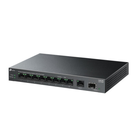 P-Link 10-Port Gigabit Desktop Switch with 8-Port PoE+
