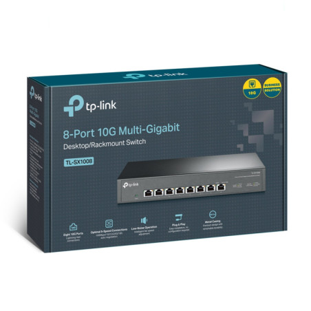 P-Link 8-Port 10G Desktop/Rackmount Switch