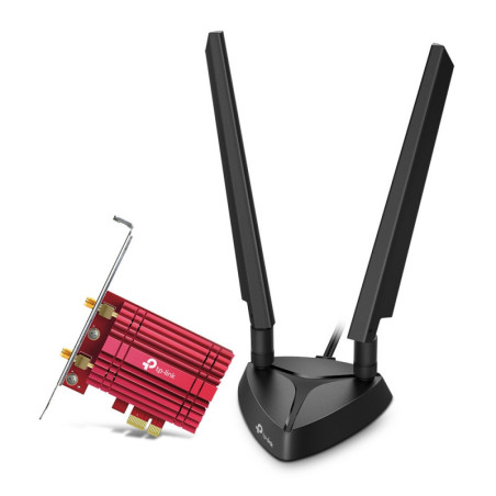 P-Link AXE5400 Wi-Fi 6E Bluetooth 5.2 PCIe Adapter