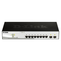 -Link D-Link 10-Port Gigabit Smart Managed Switch with 2 SFP ports