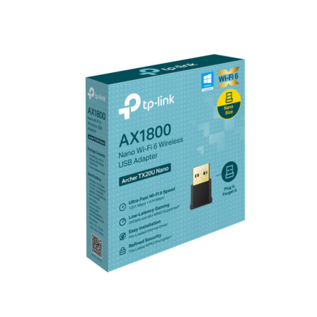 P-Link AX1800 Nano Wi-Fi 6 Wireless USB Adapter