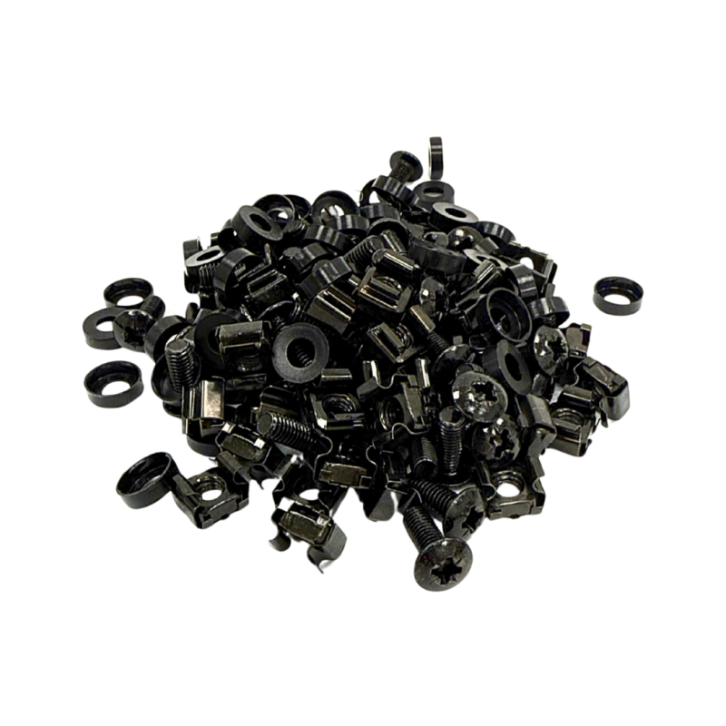 Cage Nuts & Bolts - Pack of 50 | Wall Mount Cabinet Accessories