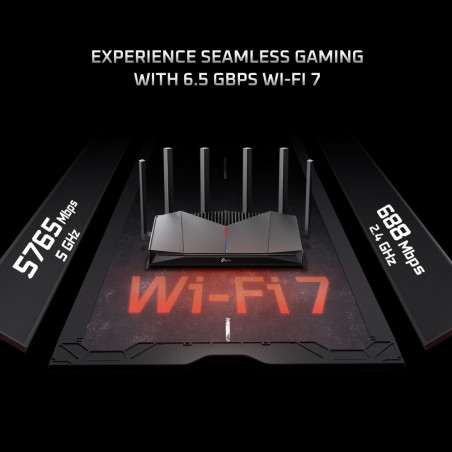 P-Link BE6500 Dual-Band Wi-Fi 7 Gaming Router